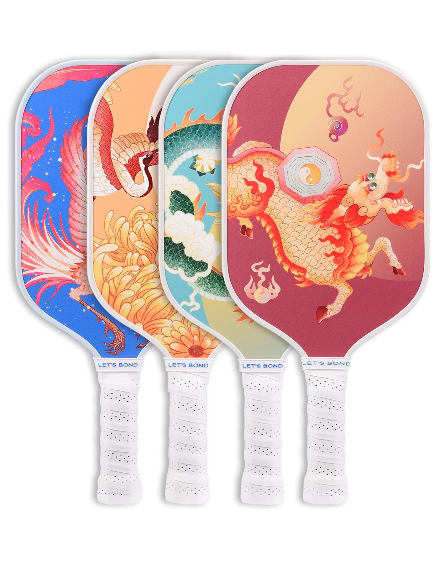 Auspicious Beast Series Pickleball Paddle Set